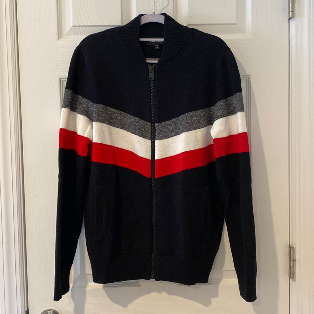 Express Knit Zip-Up Sweater